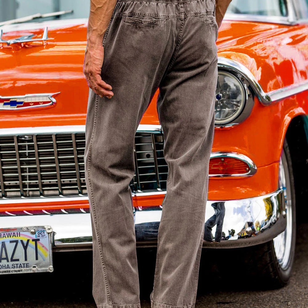 Crazy Shirt Dyed Rootbeer Brown Twill Pants - Picture 9 of 13